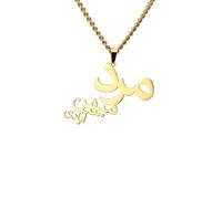 poème Persan Femmes Vie liberté Pendentif Collier farsi Colliers pour Femmes Bijoux Ethniques Vintage Cadeaux