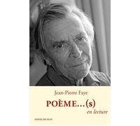 Poeme..(S) En Lecture Livre avec un CD audio - Jean-Pierre Faye - Notes De Nuit - Livre CD - Poésie CD