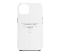 Poème Sappho - Solitude - Poésie lyrique Grecque Antique Coque pour iPhone 13