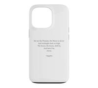 Poème Sappho - Solitude - Poésie lyrique Grecque Antique Coque pour iPhone 13 Pro