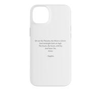 Poème Sappho - Solitude - Poésie lyrique Grecque Antique Coque pour iPhone 14 Plus