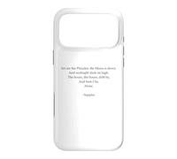 Poème Sappho - Solitude - Poésie lyrique Grecque Antique Coque pour iPhone 17 Pro Max