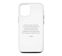 Poème Sappho - Un hymne à Vénus - Poésie parlée Grecque Antique Coque pour iPhone 12/12 Pro