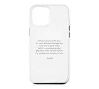 Poème Sappho - Un hymne à Vénus - Poésie parlée Grecque Antique Coque pour iPhone 12 Pro Max