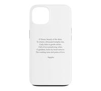 Poème Sappho - Un hymne à Vénus - Poésie parlée Grecque Antique Coque pour iPhone 13