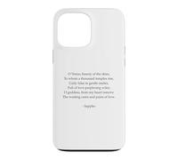 Poème Sappho - Un hymne à Vénus - Poésie parlée Grecque Antique Coque pour iPhone 13 Pro Max
