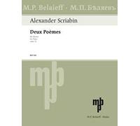 Poemes(2) Opus 32 - Piano - BOOK