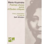 poèmes choisis suivis d'études critiques