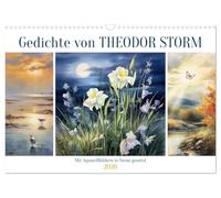 Poèmes de Theodor Storm, Version française (Calendrier mural 2026 DIN A3 portrait), Calendrier CALVENDO mensuel