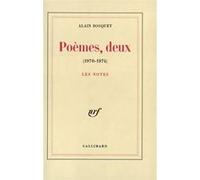 Poèmes, deux - (1970-1974) - Alain Bosquet - Gallimard - Livre