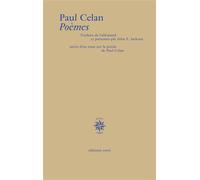 Poèmes Edition bilingue français-allemand - Paul Celan - Corti - broché - Poésie