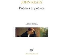 Poèmes et poésies Paul Gallimard (Edité par), John Keats (Auteur), Marc Porée (Préface)