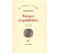 Poèmes et problèmes - Vladimir Nabokov - Gallimard - broché - Poésie