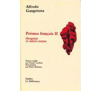 Poemes français t2 : orogenie et autres textes 100697