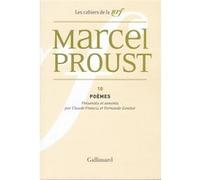 Marcel Proust – Poèmes – Éd. Claude Francis & Fernande Gontier – Gallimard – Livre