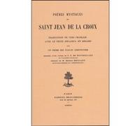 Poemes mystiques de saint jean de la croix