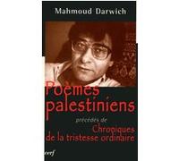 Poèmes palestiniens Mahmoud Darwich (Auteur)