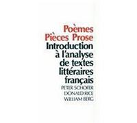 Poemes, Pieces, Prose Donald Rice, Peter Schofer (Auteur)