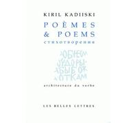 Poèmes & Poems - Kiril Kadiiski - Belles Lettres - broché - Poésie