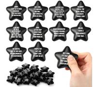 Poen Lot de 30 balles de Noël sarcastiques drôles - Cadeau pour collègues et adultes - Citations humoristiques - Boule en mousse négative passive - Soulage les tensions - Employés - Pour le bureau, le