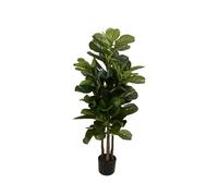 Poenia Arte Floral - Arbre artificiel Ficus Lyrata en pot 120 cm - Réf 630785 - Décoration réaliste