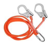 POENVFPO 1,6 M de Travail de Travail Aérien Courteille de Ceinture de Construction Extérieure Protection d'automne Lanyard 12 Mm de Diamètre 1800kg