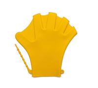 POENVFPO 1 Paire de d'entraînement de Natation, Matériau en Gel de Silice, Conception Palmée pour Une Propulsion Améliorée, Idéal pour l'entraînement Aquatique et la Musculation du Haut du Corps