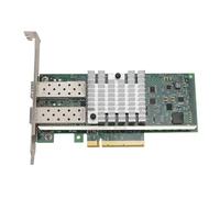 POENVFPO 10 Go Dual SFP + Port PCIE Network Card 2-Port SFP + PCIE Ethernet Adaptateur avec Prise en Charge du Module de Fibre pour Le Centre de Données du Serveur