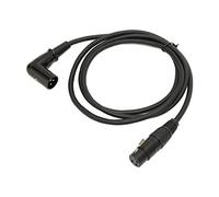 POENVFPO 3 Broches XLR Microphone Autociciplateurs D'angle Droit aux Femmes pour Mélanger les Amplificateurs de la Planche 4,9 Pieds, L'éclairage de la Scène