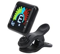 POENVFPO Accordeur Métronome, Dispositif D'accordage 2 en 1 Rechargeable à Clipser avec écran Couleur et Capteur de Vibrations, pour Guitare Basse, ukulélé, Violon, Banjo