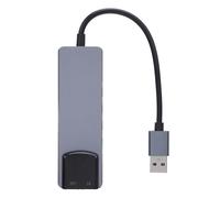POENVFPO Adaptateur de Carte Son USB Externe avec Sortie D'entrée Optique, Support de Réduction du Bruit 5.1 et 7.1 pour PC, Théâtre à Domicile, Jeu et karaoké