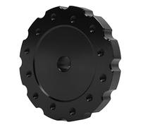 POENVFPO Adaptateur de Volant Moyeu de Roue en Alliage d'aluminium Noir PCD 73 Mm pour les Utilisateurs du Simulateur de Course T300 T500 Ajustement Précis Comprend 6 Vis et une clé Hexagonale