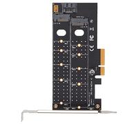 POENVFPO Adaptateur M.2 à PCIe avec Connecteur élastique, Convertir M.2 SSDS en Interface PCIe /, adapté à la Fente 4X / 8X / 16x