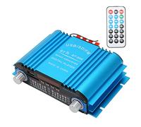 POENVFPO Amplificateur 12V Autoofer -Subwoofer pour sans Fil avec Télécommande, Véhicule Audio Stéréo avec Mode Carte USB, pour les Mélomanes, pour les Mélomanes