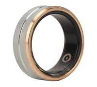 POENVFPO Anneaux Intelligents, Traqueur d'activité Physique en Céramique et Acier Inoxydable avec Batterie de 7 Jours, Moniteur de Sommeil pour la (Taille 9 (ID 18,9 mm / 0,74 Pouces C 59,5 mm)