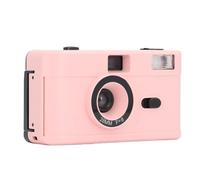 POENVFPO Appareil Photo Argentique, Appareil Photo Vintage Léger Réutilisable de 35 Mm, Verre Optique intégré avec Objectif Flash 28 Mm F/8 (Rose)