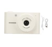 POENVFPO Appareil Photo Numérique 1080P, 40 Mégapixels, Zoom 8X, Double Objectif pour étudiant, Prêt pour L'enregistrement Vidéo, Pointez et Photographiez, Appareil Photo Numérique (White)