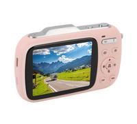 POENVFPO Appareil Photo Numérique, Caméra Vidéo 80MP 5K avec Zoom 18x et Fonction Webcam, écran Couleur 2,8 Pouces, Appareil Photo Compact Point and pour la Photographie et Le Vlogging (Pink)