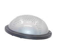 POENVFPO Ballon d'entraînement d'équilibre, Matériau ABS, Demi-Ballon 'Exercice Léger pour l'entraînement de Base et la stabilité dans Le Yoga et la Salle de Sport à Domicile (58cm Gris)