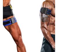 POENVFPO Bandes D'occlusion, Paquet de 4 (2 Bandes pour Biceps, 2 Bandes pour Jambes), Bandes de Restriction pour Biceps à Dégagement Rapide, Obtenez Une Croissance Musculaire Rapide sans