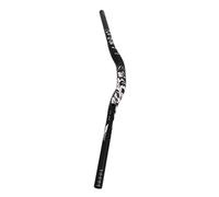 POENVFPO Barre élévatrice de Vélo, Guidon de Piste de Roue en Alliage D'aluminium, Diamètre de Montage de 31,8 Mm, Longueur de 780 Mm, avec Conception Ergonomique Antidérapante, pour (BLACK)