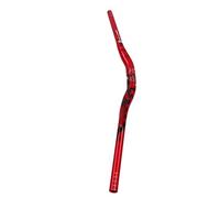 POENVFPO Barre élévatrice de Vélo, Guidon de Piste de Roue en Alliage D'aluminium, Diamètre de Montage de 31,8 Mm, Longueur de 780 Mm, avec Conception Ergonomique Antidérapante, pour (rouge)