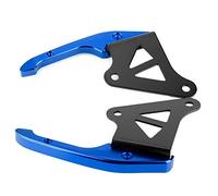 POENVFPO Barres d'appui pour Passager de Moto Kit de Poignée de Rail de Siège Arrière en Alliage d'aluminium Finition Anodisée Support Double Latéral Installation Facile pour Passager Arrière pour