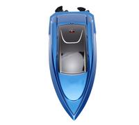 POENVFPO Bateau RC Mini pour Piscine, Hors-Bord télécommandé avec (Blue) | Design Compacte pour Baignoire, Batterie Lithium à Haut Débit, Autonomie de 12 Minutes, Finition Peinture automobile.