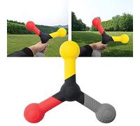 POENVFPO Bâton D'entraînement aux Réflexes, Conception à 3 Pointes pour la Coordination œil-Main et l'agilité, avec Poignée Ergonomique pour L'échauffement Sportif, Les Exercices en