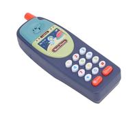 POENVFPO Bébé Jouet Téléphone Réaliste Simulation Musique éducation Amusant pour les Tout-petits Enfants en Plastique (bleu foncé)