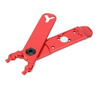 POENVFPO Bike Master Link Link Tool à la Chaîne de Vélo 4-en-1 Tool de Maintenance avec Aimant pour Dissolvant de Noyau de Soupape de Levier de Pneus (Rouge)