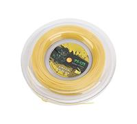 POENVFPO Bobine de Cordage de Tennis, 200 M (218,7 yd) de Monofilament en Polyester avec Surface Cannelée pour Un Meilleur Contrôle et Un Effet Optimal, pour Les Amateurs et (Yellow)