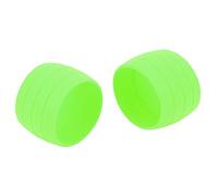 POENVFPO Bouchon de Ruban de Guidon de Vélo, Petite Taille, Léger, Facile à Installer, en Silicone Souple avec une Bonne élasticité, pour Vélos de Route et Vélos (GREEN)