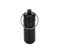POENVFPO Bouteille de Médicaments en Alliage d'aluminium, Tube de Médicaments de Voyage étanche et Portable avec Fonction étanche à l'humidité pour les Activités de Plein Air (BLACK)